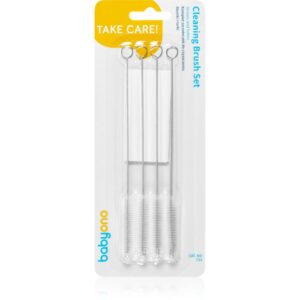BabyOno Take Care Straws and Tubes Cleaning Brushes perie de curățare 4 buc-Țena
