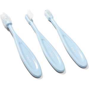 BabyOno Toothbrush periuta de dinti pentru copii Blue 3 buc-ro