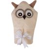 Babymatex Jimmy Owl prosop de baie cu glugă 80x80 cm-Țena
