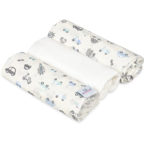 Babymatex Muslin Design scutec Cars 3 buc-Țena