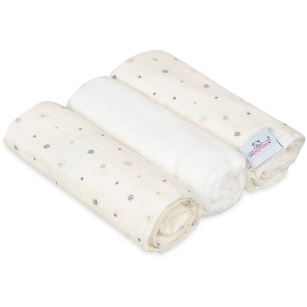 Babymatex Muslin Design scutec Snow 3 buc-Țena