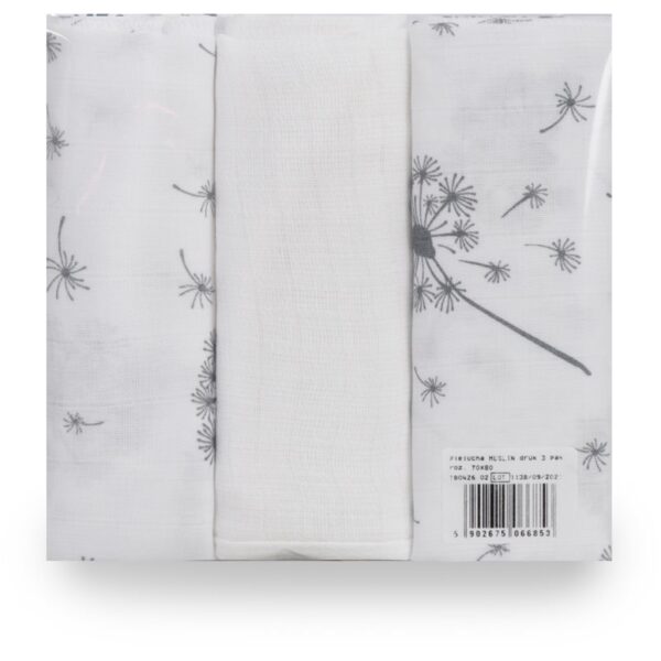Babymatex Muslin Set scutece textile Dandelion 3 buc-ro