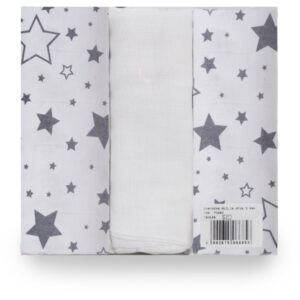 Babymatex Muslin Set scutece textile Star 3 buc-ro