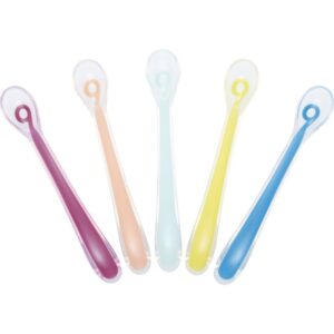 Babymoov Spoons Silicone linguriță pentru copii 6m+ 5 buc-Țena