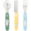 Badabulle Cutlery tacâmuri pentru copii 12 m+ 3 buc-Țena