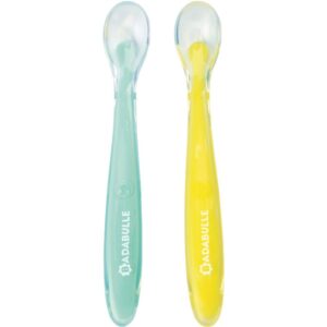 Badabulle Silicone Spoons linguriță 3 m+ 2 buc-Țena
