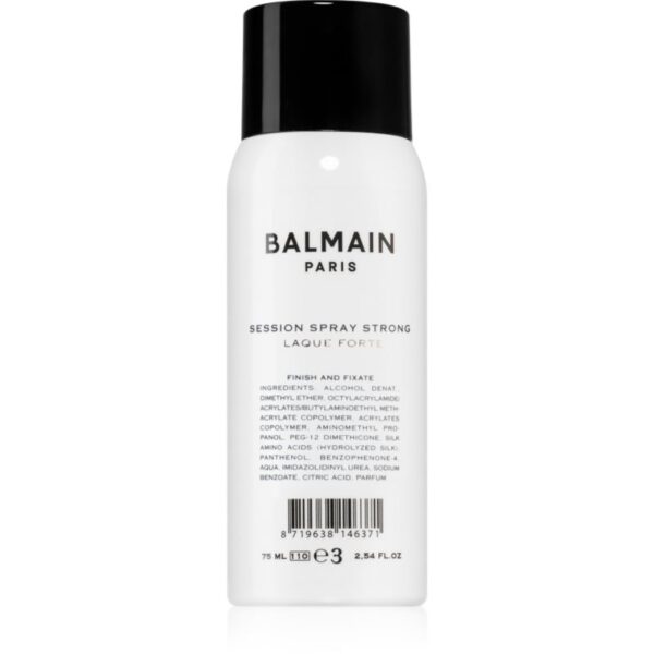 Balmain Hair Couture Session Spray fixativ cu fixare puternică pachet pentru calatorie 75 ml-ro