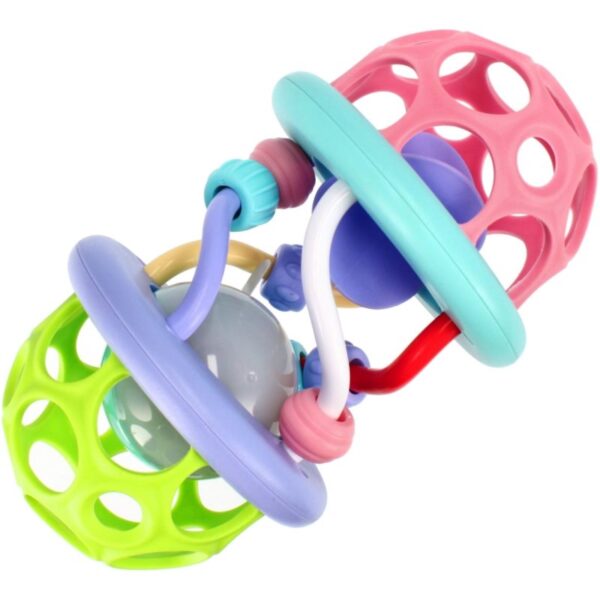 Bam-Bam Musical Rubber Crawling Ball jucărie cu activități cu melodie 6m+ 1 buc-Țena