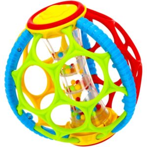 Bam-Bam Rattle Silicone Bamboo Puzzle jucărie cu activități cu zornăitoare 6m+ 1 buc-ro
