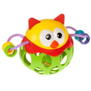 Bam-Bam Rattle jucărie cu activități cu zornăitoare 6m+ Owl 1 buc-ro