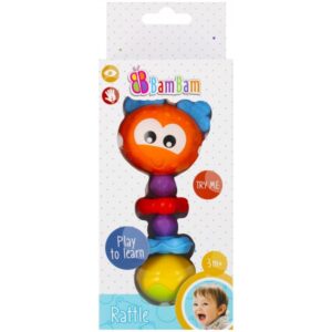 Bam-Bam Rattle jucărie zornăitoare 3m+ Beetle 1 buc-Țena