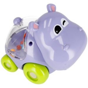 Bam-Bam Rattle jucărie zornăitoare 6m+ Cartoon Slide Car 1 buc-Țena