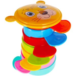 Bam-Bam Stacking Cups jucărie interactivă cu piese care se pot insera 6m+ Tiger 7 buc-ro