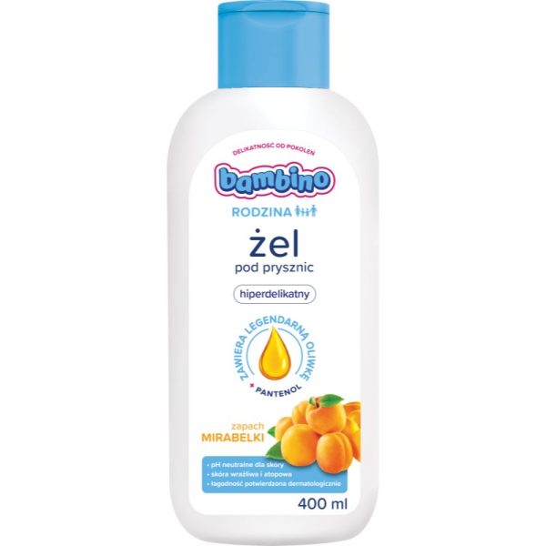 Bambino Family Mirabelle gel de duș mătăsos Mirabelle 400 ml-ro