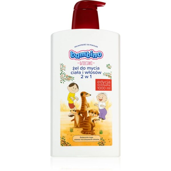 Bambino Kids Bolek and Lolek 2 in 1 gel de dus si sampon 2in1 pentru copii Meerkats 1000 ml-Țena