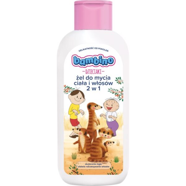 Bambino Kids Bolek and Lolek 2 in 1 gel de dus si sampon Meerkat 400 ml-ro