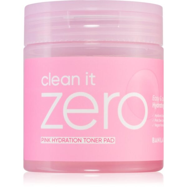 Banila Co. clean it zero Pink Hydration Toner Pad dischete de tonifiere cu efect de hidratare 70 buc-ro