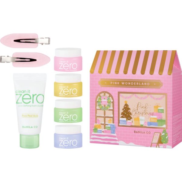 Banila Co. clean it zero Pink Wonderland Special Set set cadou de Crăciun perfecta pentru curatare-ro
