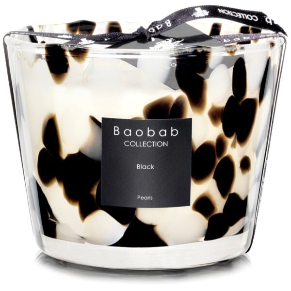 Baobab Collection Pearls Black lumânare parfumată 10 cm-Țena