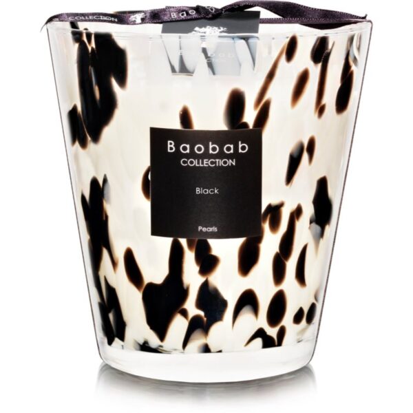Baobab Collection Pearls Black lumânare parfumată 16 cm-Țena