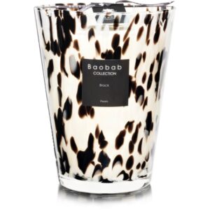 Baobab Collection Pearls Black lumânare parfumată 24 cm-Țena