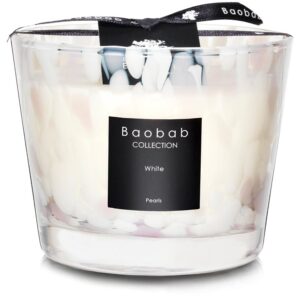 Baobab Collection Pearls White lumânare parfumată 10 cm-Țena