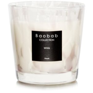 Baobab Collection Pearls White lumânare parfumată 8 cm-Țena