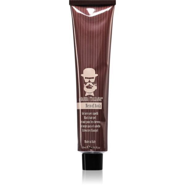 Barba Italiana Nero d'Avola gel negru pentru barbă și părul cărunt 120 ml-ro