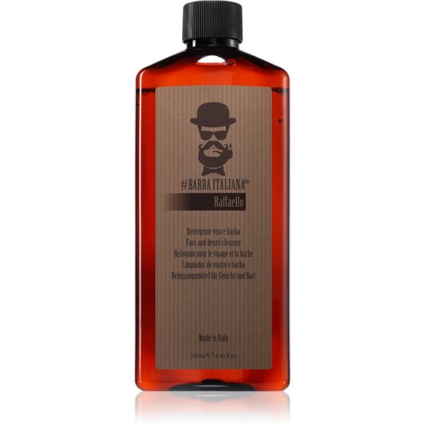 Barba Italiana Raffaello gel de curățare pentru față și barbă 250 ml-ro