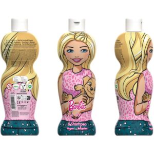 Barbie 2in1 gel de duș și șampon delicat pentru copii 400 ml-Țena