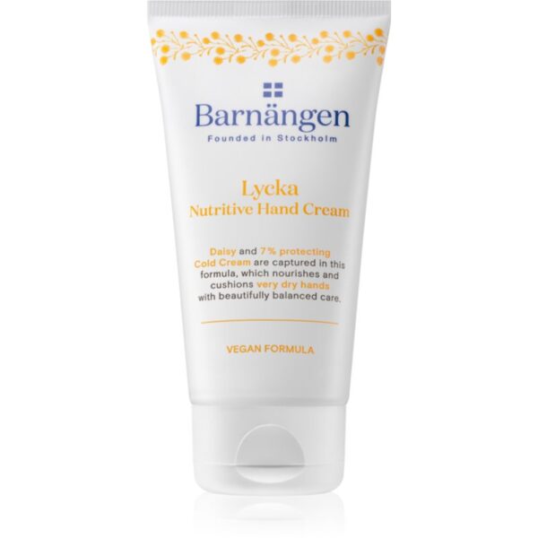 Barnängen Lycka cremă hrănitoare pentru mâini contine emulsie Cold cream 75 ml-ro