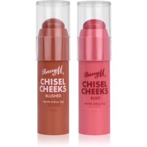 Barry M Chisel Cheeks blush cremos stick duo balení 2x5 g-ro
