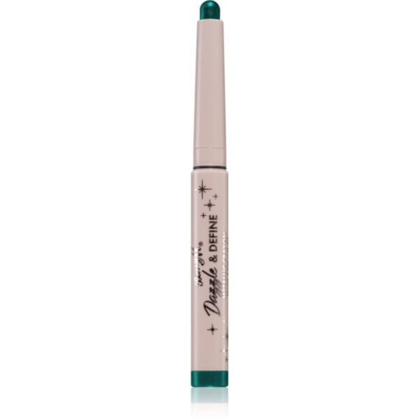 Barry M Dazzle & Define Metallic Crayon creion pentru ochi culoare Galactic Teal 1