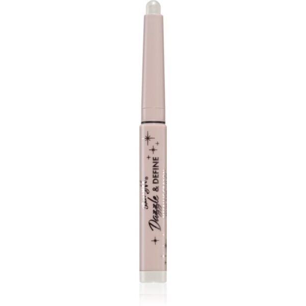 Barry M Dazzle & Define Metallic Crayon creion pentru ochi culoare White 1