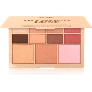 Barry M Diamond Luxe paletă cu farduri de ochi și iluminator 38 g-Țena
