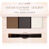 Barry M Fill and Shape Brow Kit set pentru aranjarea sprâncenelor culoare Dark 3x1