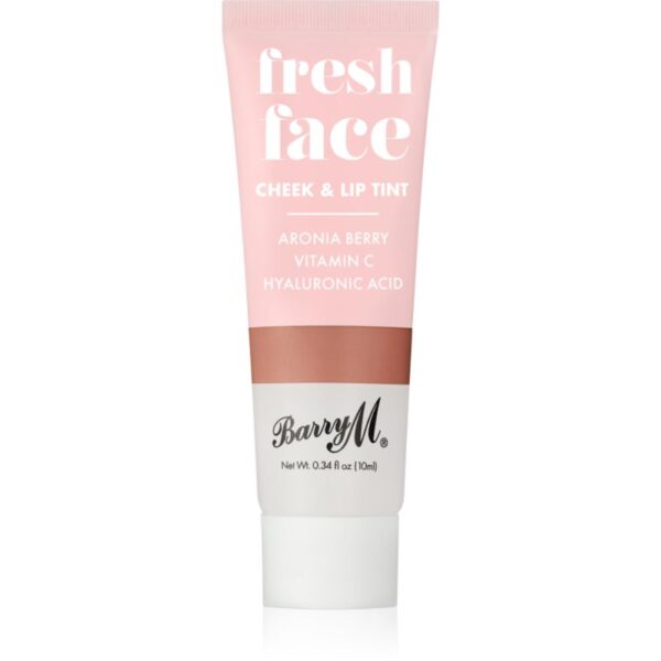 Barry M Fresh Face blush lichid și luciu de buze culoare Caramel Kiss 10 ml-Țena