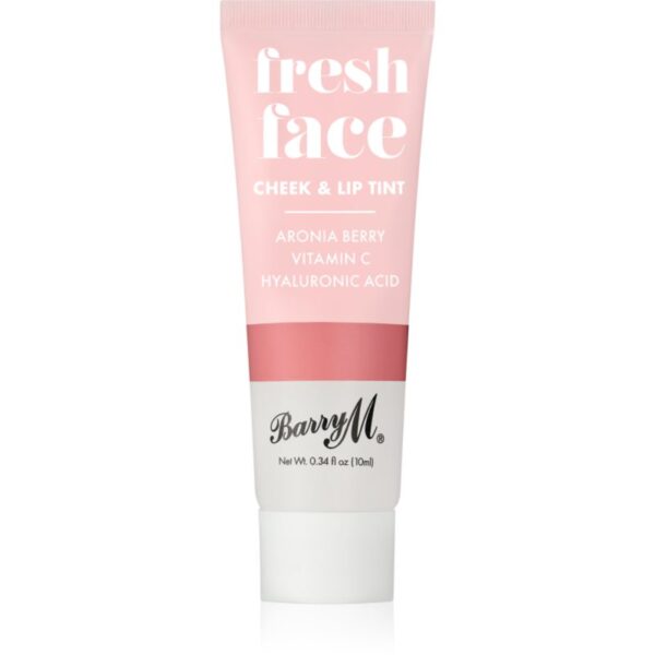 Barry M Fresh Face blush lichid și luciu de buze culoare Summer Rose 10 ml-Țena
