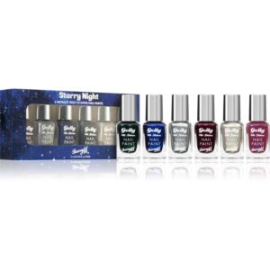 Barry M Gelly Hi Shine Starry Night set de lacuri de unghii-Țena