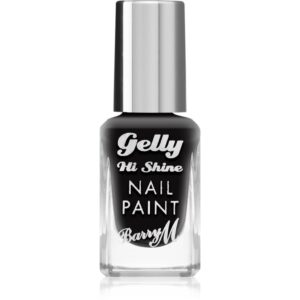 Barry M Gelly Hi Shine lac de unghii culoare Black forest 10 ml-Țena
