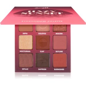 Barry M Hazy Sunset paletă cu farduri de ochi culoare Hazy Sunset 9x1