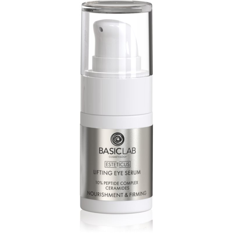 BasicLab Cosmetology Esteticus ser pentru ochi cu efect de lifting cu peptide 15 ml-Țena