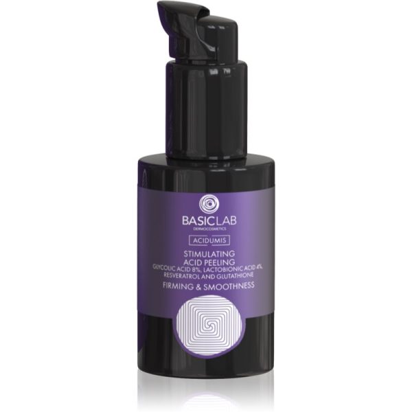 BasicLab Dermocosmetics Acidumis peelingul chimic cu efect de întărire 30 ml-Țena