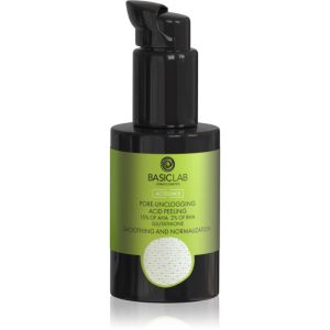 BasicLab Dermocosmetics Acidumis peelingul chimic impotriva punctelor negre 30 ml-Țena