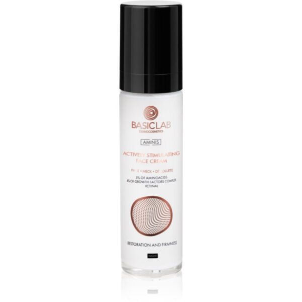 BasicLab Dermocosmetics Aminis cremă de noapte anti-îmbătrânire cu aminoacizi 50 ml-Țena