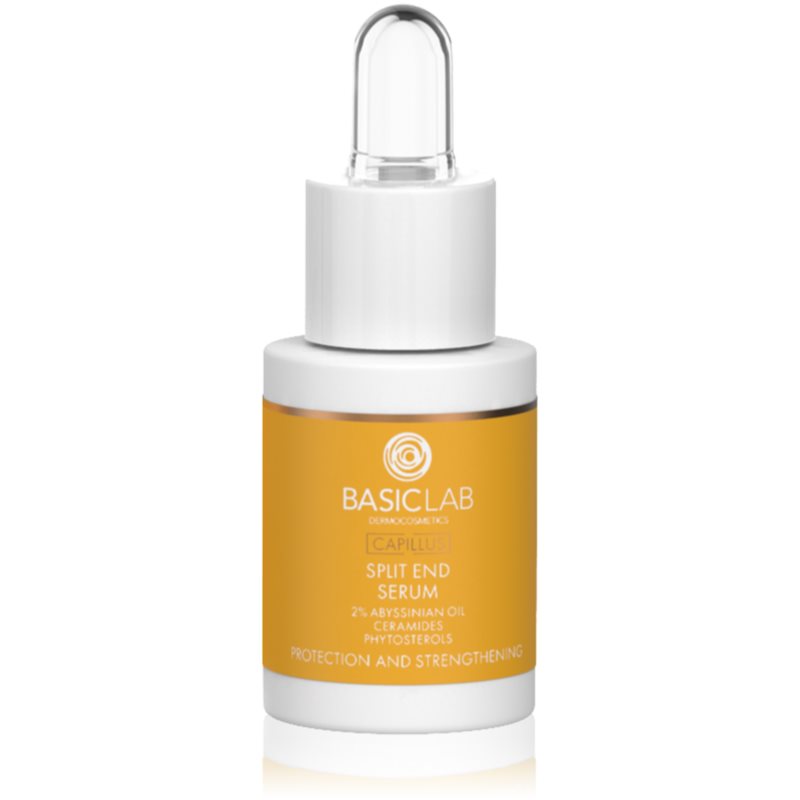 BasicLab Dermocosmetics Capillus ser ulei pentru varfuri despicate 15 ml-Țena