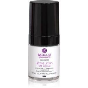 BasicLab Dermocosmetics Copperis cremă de ochi cu efect de lifting pentru noapte 18 ml-Țena
