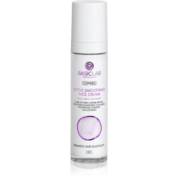 BasicLab Dermocosmetics Copperis crema de zi pentru netezire cu peptide 50 ml-Țena