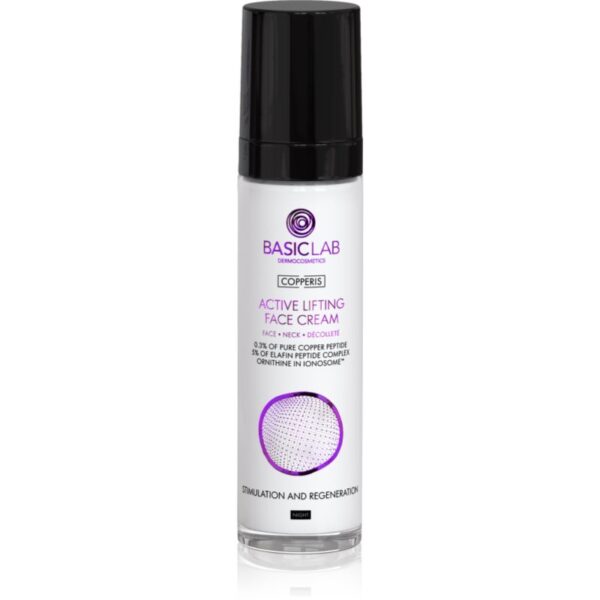 BasicLab Dermocosmetics Copperis crema lifting activa pentru noapte 50 ml-Țena