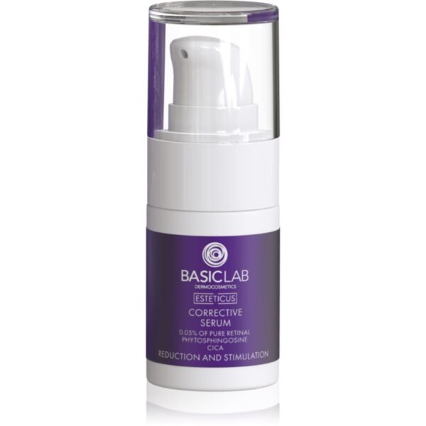 BasicLab Dermocosmetics Esteticus ser corector impotriva petelor 0.05% Pure Retinal 15 ml-Țena